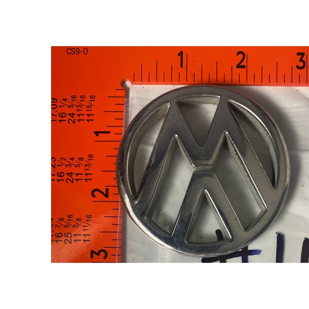 Volkswagen VW Front Grille Rear Trunk Emblem Logo Badge Chrome Silver